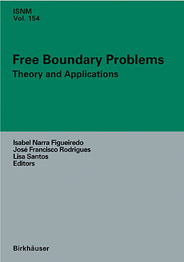 Livre Relié Free Boundary Problems de 