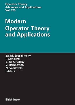 eBook (pdf) Modern Operator Theory and Applications de 