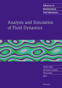 Couverture cartonnée Analysis and Simulation of Fluid Dynamics de 