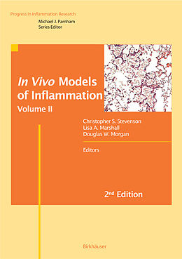 Fester Einband In Vivo Models of Inflammation. Vol.2 von 