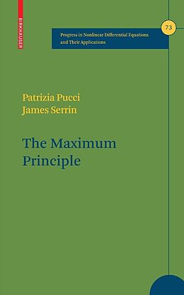 eBook (pdf) The Maximum Principle de Patrizia Pucci, J. B. Serrin