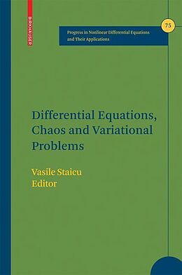 Livre Relié Differential Equations, Chaos and Variational Problems de 