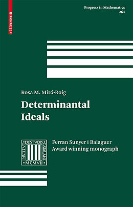 Livre Relié Determinantal Ideals de Rosa M. Miró-Roig
