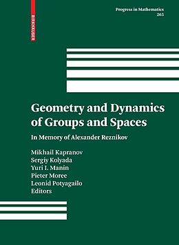 E-Book (pdf) Geometry and Dynamics of Groups and Spaces von 