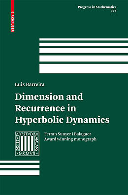 Livre Relié Dimension and Recurrence in Hyperbolic Dynamics de Luis Barreira