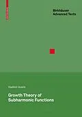 E-Book (pdf) Growth Theory of Subharmonic Functions von Vladimir S. Azarin