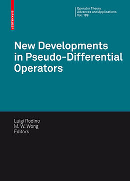 Livre Relié New Developments in Pseudo-Differential Operators de 