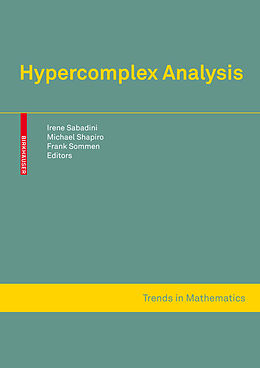 Fester Einband Hypercomplex Analysis von 
