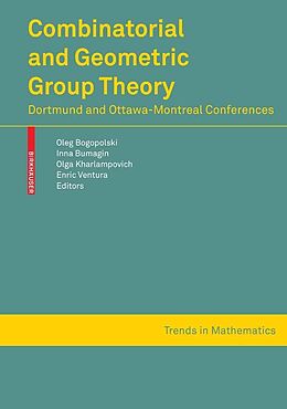 eBook (pdf) Combinatorial and Geometric Group Theory de Oleg Bogopolski, Inna Bumagin, Olga Kharlampovich