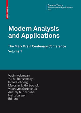 Livre Relié Modern Analysis and Applications de 