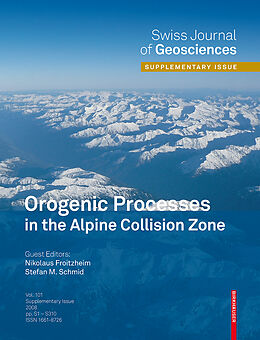 Couverture cartonnée Orogenic Processes in the Alpine Collision Zone de 