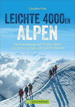 Kartonierter Einband Leichte 4000er Alpen von Caroline Fink