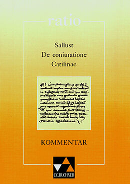 Kartonierter Einband ratio / Sallust, De coniuratione Catilinae, Kommentar von Wolfgang Wehlen