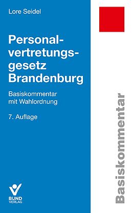 Kartonierter Einband Personalvertretungsgesetz Brandenburg von Lore Seidel