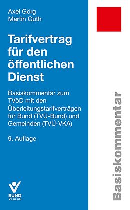 Kartonierter Einband Tarifvertrag für den öffentlichen Dienst von Axel Görg, Martin Guth