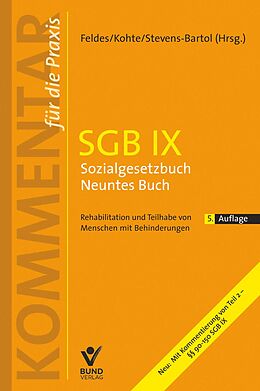 Kartonierter Einband SGB IX Sozialgesetzbuch Neuntes Buch von 