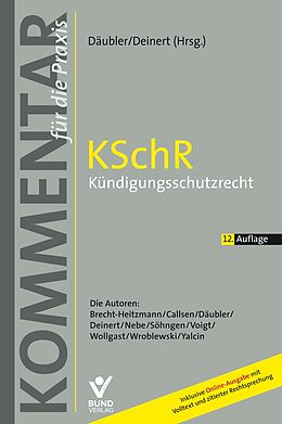 Kartonierter Einband KSchR - Kündigungsschutzrecht von 