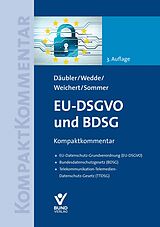 Fester Einband EU-DSGVO und BDSG von Wolfgang Däubler, Peter Wedde, Thilo Weichert