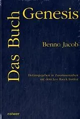 Fester Einband Das Buch Genesis von Benno Jacob