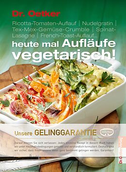 E-Book (epub) Heute mal Aufläufe vegetarisch von Dr. Oetker