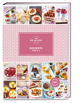 Livre Relié Desserts von A-Z de Dr. Oetker Verlag