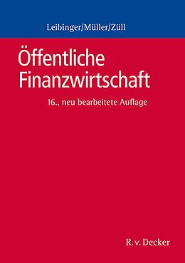 E-Book (epub) Öffentliche Finanzwirtschaft von Bodo Leibinger, Reinhard Müller, Bernd Züll