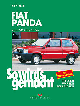 Kartonierter Einband Fiat Panda 2/80 bis 12/95 von Rüdiger Etzold