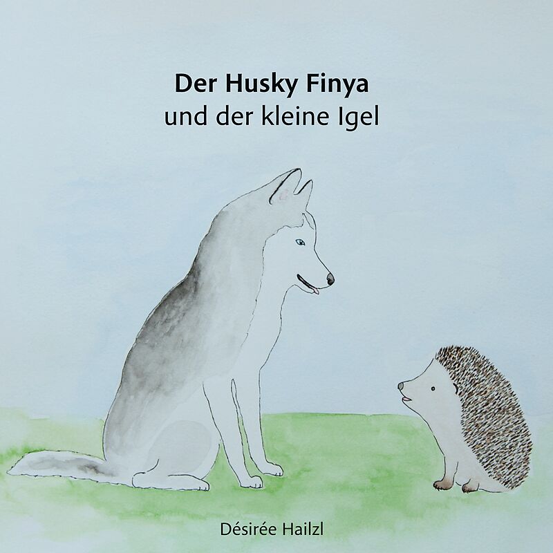 Der Husky Finya und der kleine Igel