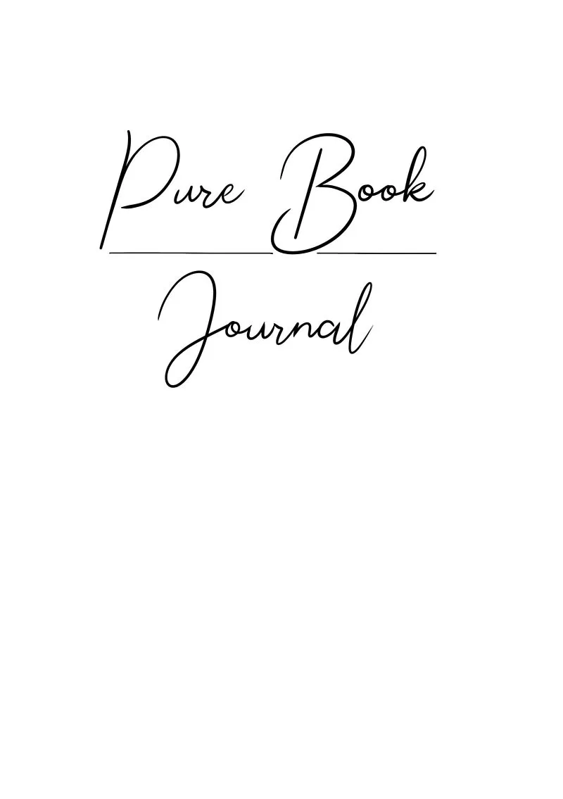 Pure Book Journal