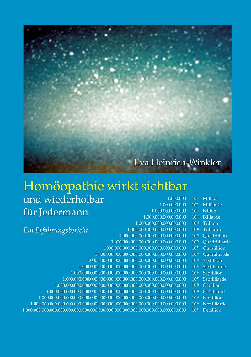 Homöopathie wirkt sichtbar und wiederholbar für Jedermann