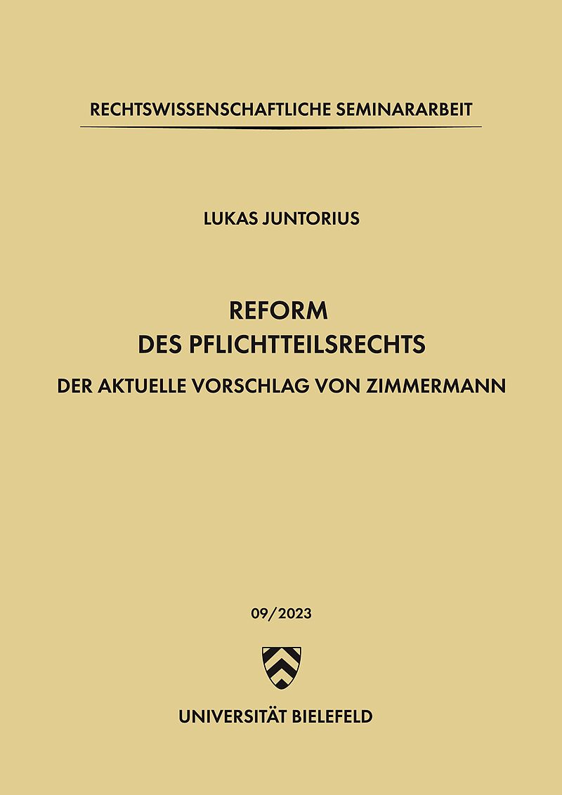 Reform des Pflichtteilsrechts