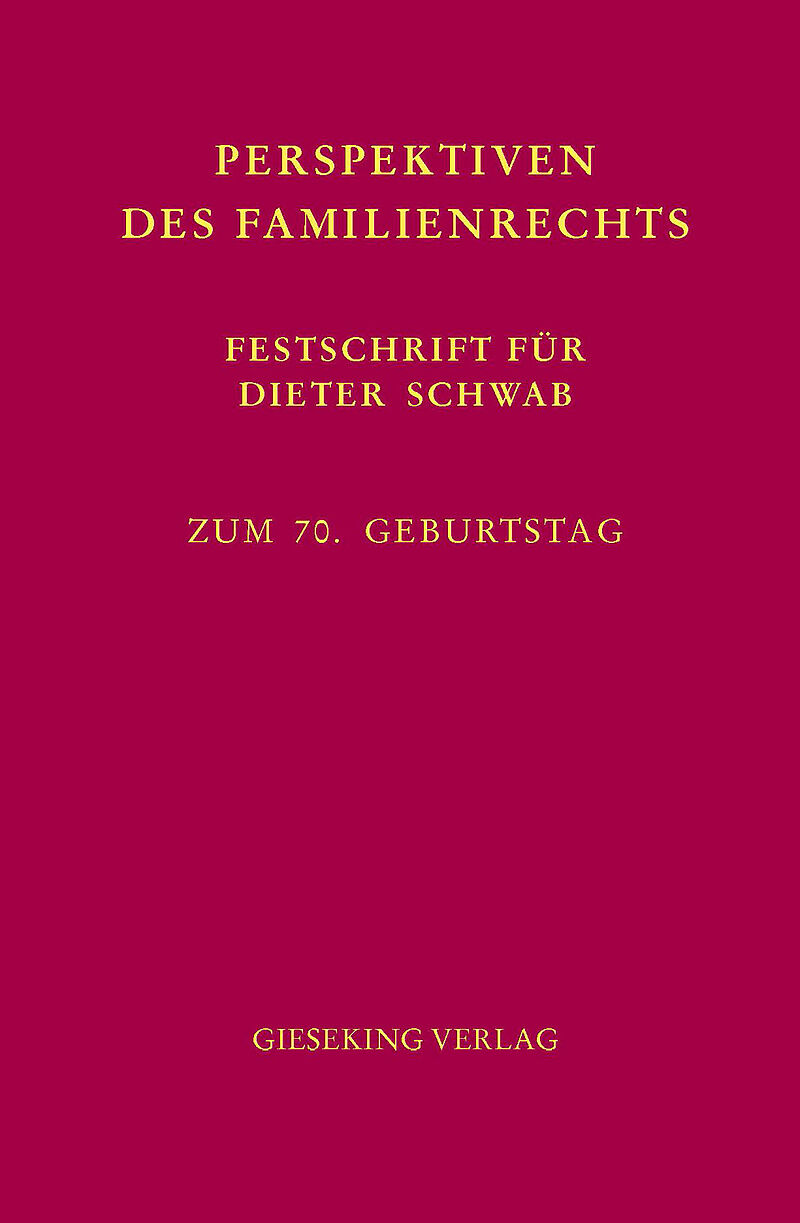 Perspektiven des Familienrechts