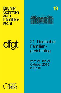 Kartonierter Einband 21. Deutscher Familiengerichtstag von 