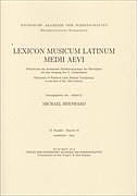 Kartonierter Einband (Kt) Lexicon Musicum Latinum Medii Aevi 16. Faszikel - Fascicle 16 (semibrevis - sono) von 