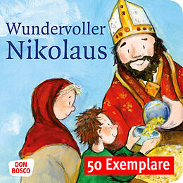 Geheftet Wundervoller Nikolaus. Die Geschichte vom heiligen Nikolaus. Mini-Bilderbuch. Paket mit 50 Exemplaren zum Vorteilspreis von Bettina Herrmann, Sybille Wittmann