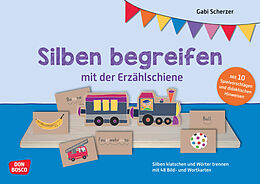 Set mit div. Artikeln (Set) Silben begreifen mit der Erzählschiene von Gabi Scherzer