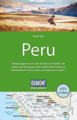 Kartonierter Einband DuMont Reise-Handbuch Reiseführer Peru von Detlev Kirst
