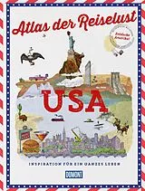 Fester Einband DUMONT Bildband Atlas der Reiselust USA von Philippe Gloaguen