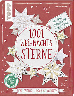 Kartonierter Einband 1001 Weihnachtssterne (kreativ.kompakt) von Dominik Meißner