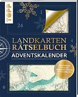 Kartonierter Einband Landkarten Rätselbuch Adventskalender von Norbert Pautner