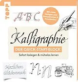 Kartonierter Einband Kalligraphie. Der Quick-Start-Block von Andreas Lux