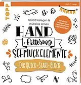 Kartonierter Einband Handlettering Schmuckelemente. Der Quick-Start-Block von Ruth C. Lange
