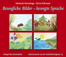 Kartonierter Einband Bewegliche Bilder - bewegte Sprache von Michaela Kronshage, Sylvia Schwartz