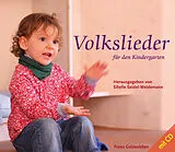 Kartonierter Einband Volkslieder für den Kindergarten von 