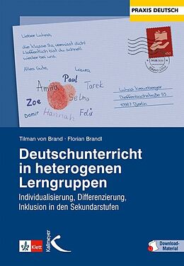 Kartonierter Einband Deutschunterricht in heterogenen Lerngruppen von Tilman von Brand, Florian Brandl