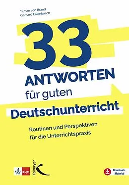 E-Book (pdf) 33 Antworten für guten Deutschunterricht von Tilman von Brand, Gerd Eikenbusch