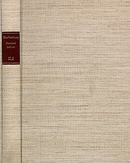 Livre Relié Shaftesbury (Anthony Ashley Cooper): Standard Edition / II. Moral and Political Philosophy. Band 2 de Anthony A. C. Shaftesbury