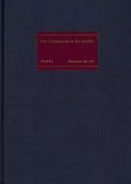 Fester Einband Die philosophische Lehre des Platonismus [3] von Heinrich Dörrie, Matthias Baltes