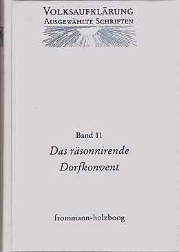 Fester Einband Volksaufklärung - Ausgewählte Schriften / Band 11: Johann Adam Christian Thon (17391809) von 