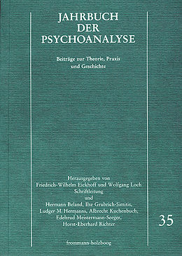 Kartonierter Einband Jahrbuch der Psychoanalyse / Band 35 von 